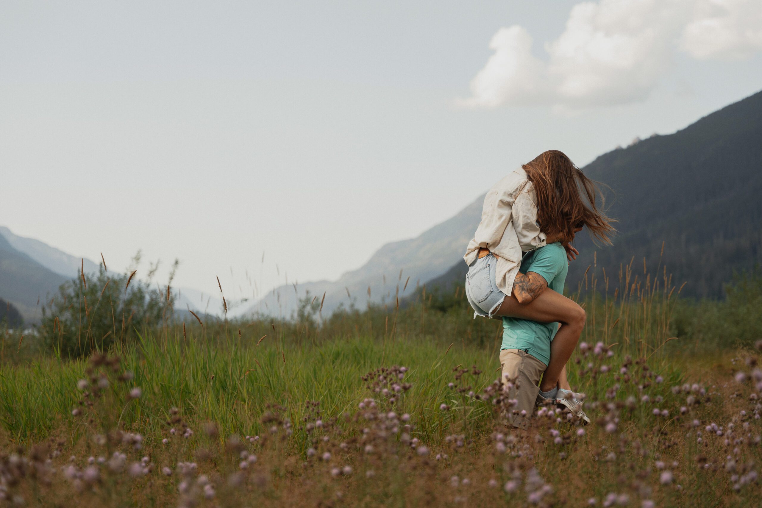 Engagement session at Ralph river campground by Latitude 49 photography