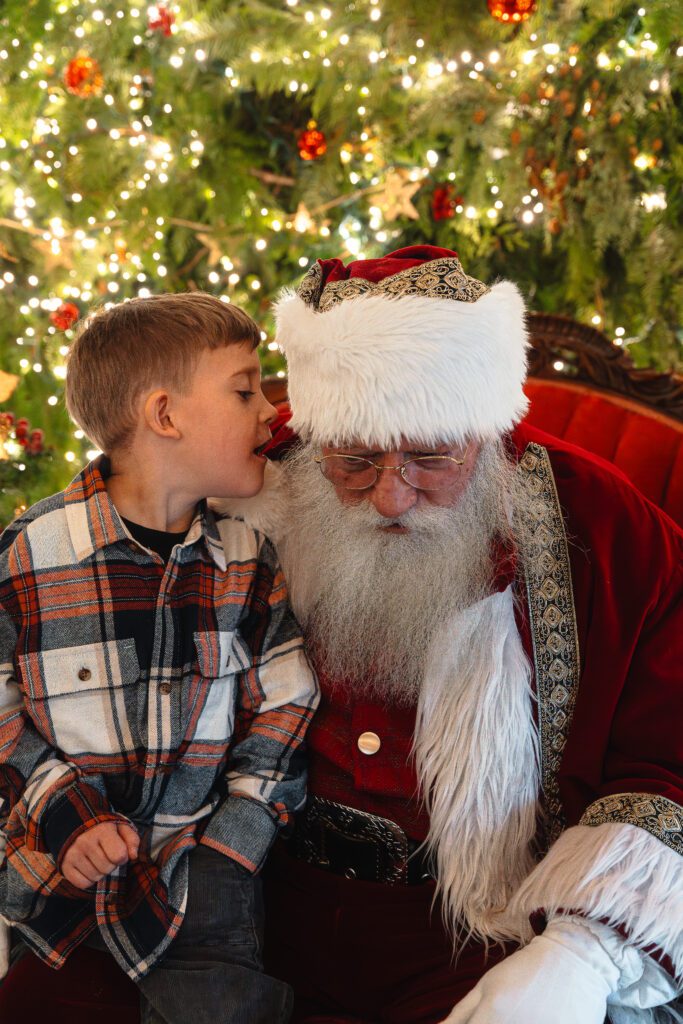 Santa Claus at Holly Hill Farm in Campbell River by Latitude 49 Photography