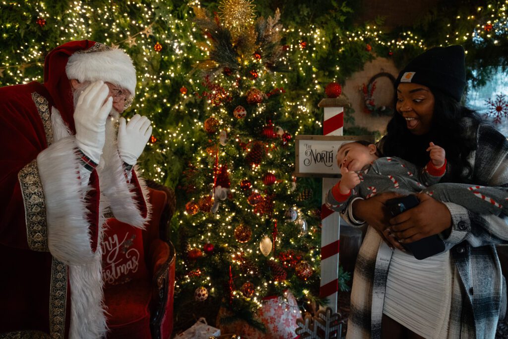 Santa Claus at Holly Hill Farm in Campbell River by Latitude 49 Photography