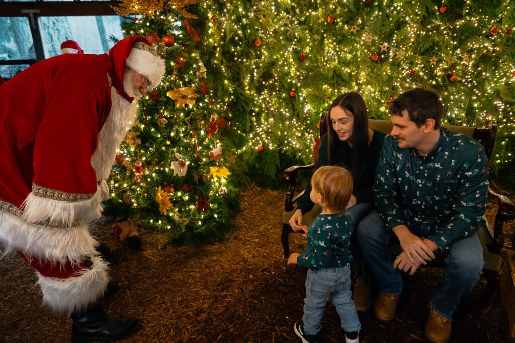 Santa Claus at Holly Hill Farm in Campbell River by Latitude 49 Photography