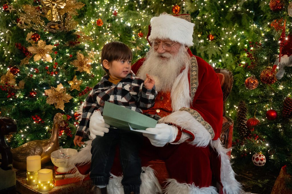 Santa Claus at Holly Hill Farm in Campbell River by Latitude 49 Photography