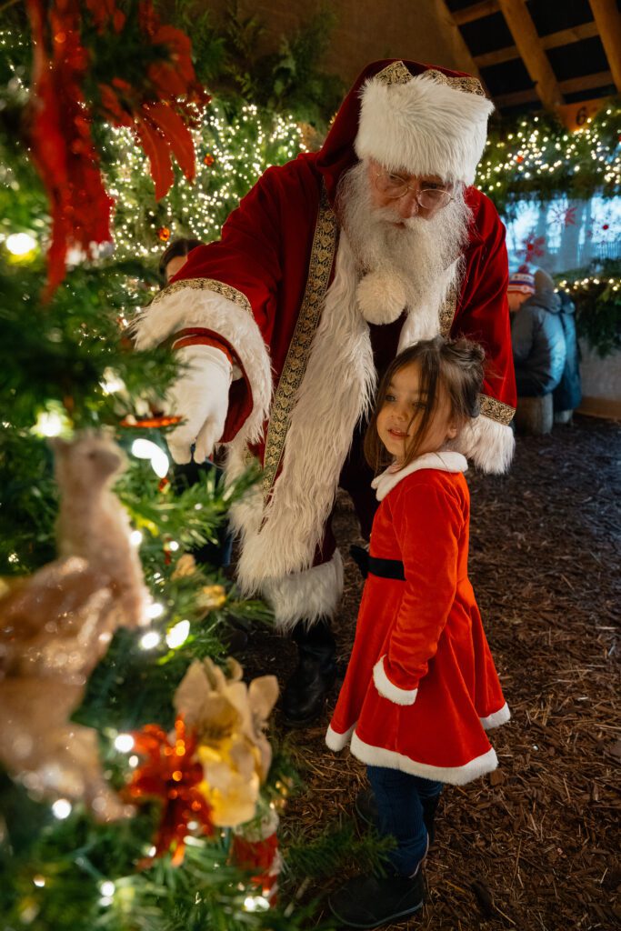 Santa Claus at Holly Hill Farm in Campbell River by Latitude 49 Photography