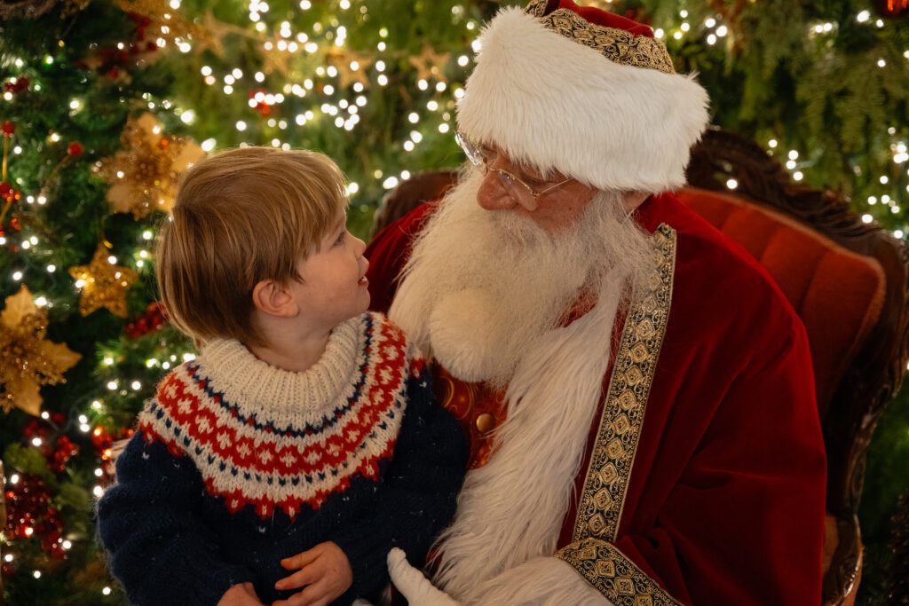 Santa Claus at Holly Hill Farm in Campbell River by Latitude 49 Photography