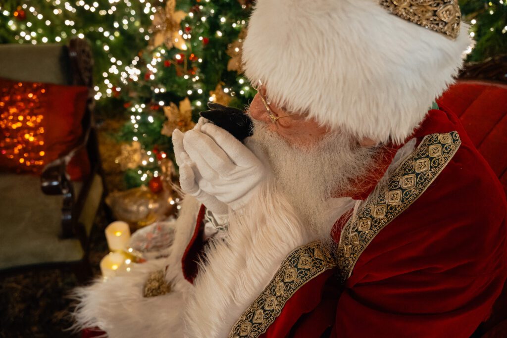 Santa Claus at Holly Hill Farm in Campbell River by Latitude 49 Photography