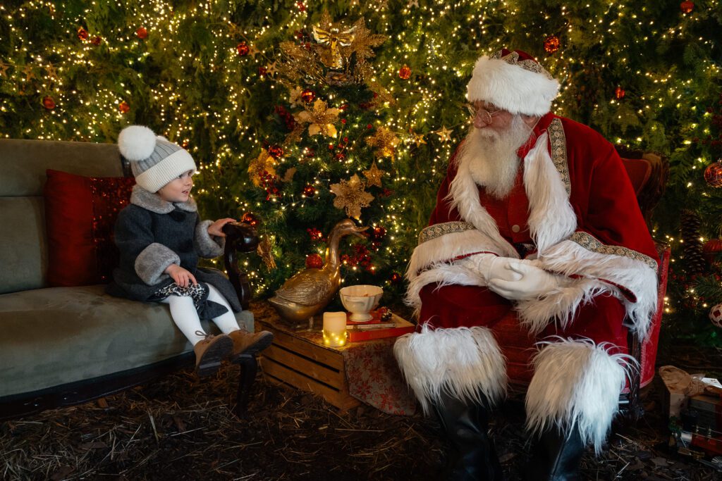 Santa Claus at Holly Hill Farm in Campbell River by Latitude 49 Photography