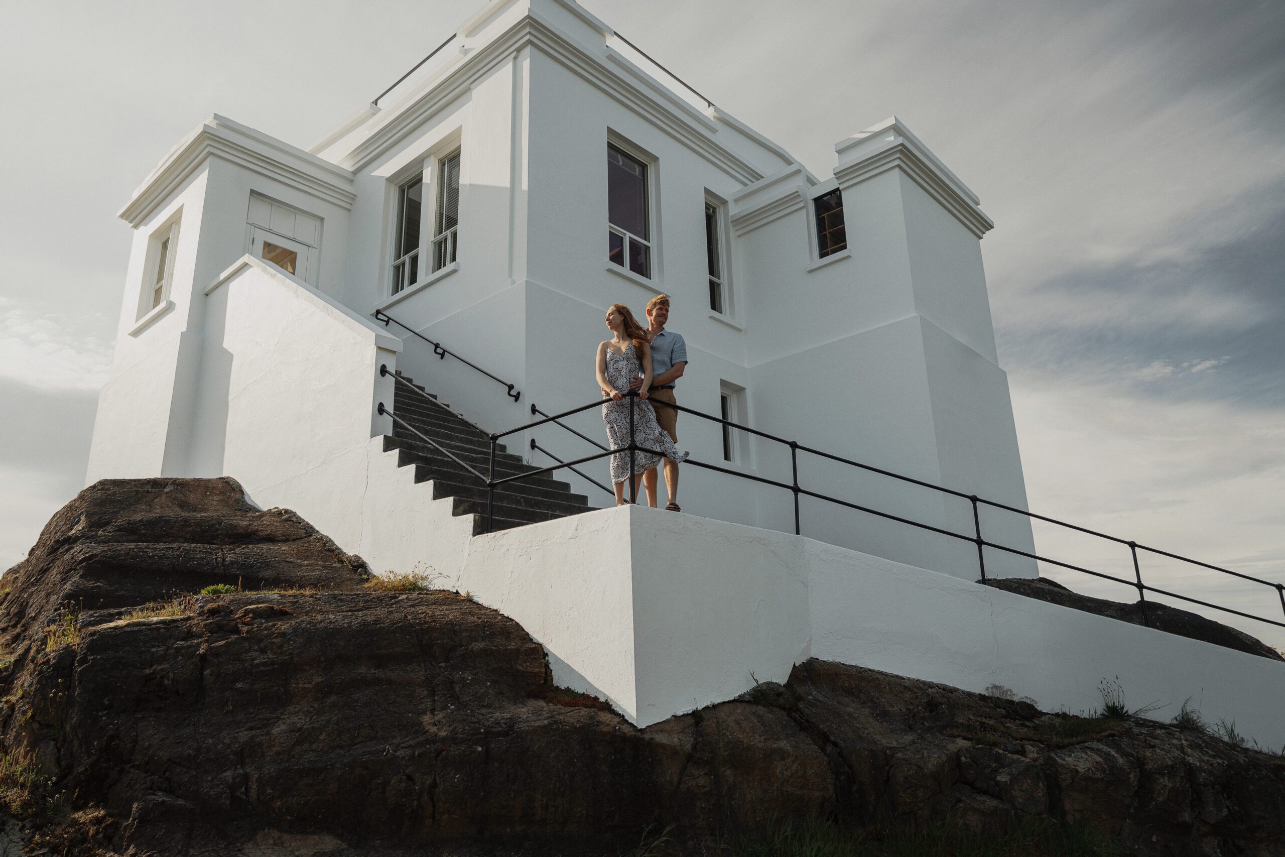 Engagement session at Gonzales Observatory in Victoria by Latitude 49 photography