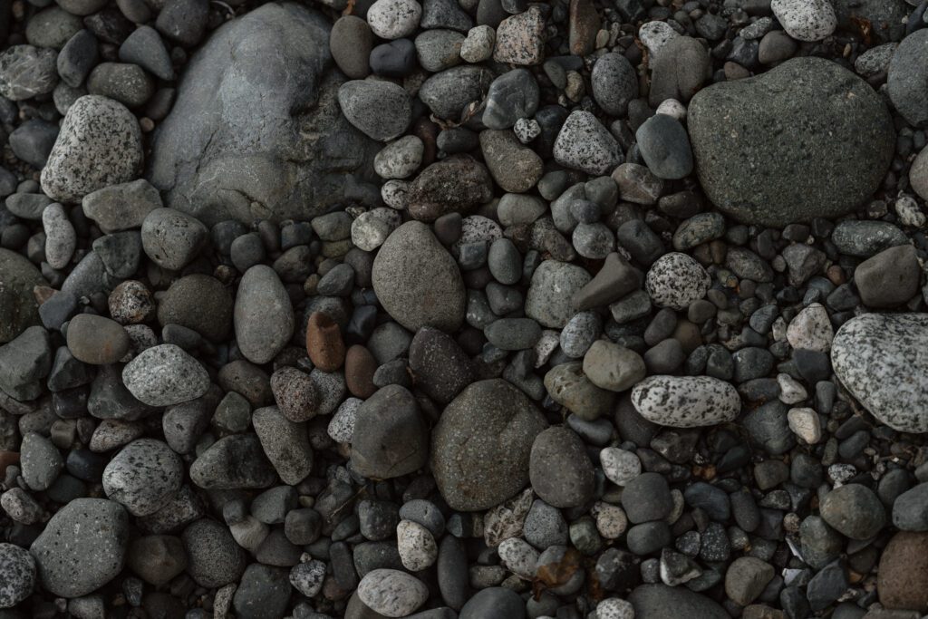 beach rocks during an engagement session at Seal Bay Nature Park by Latitude 49 Photography