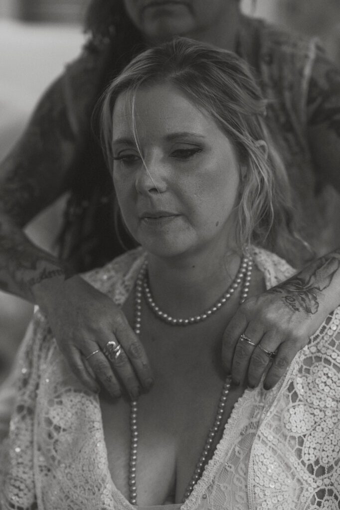 wedding party photos during a palliative bride's wedding at Comox Valley Hospital by Latitude 49 Photography