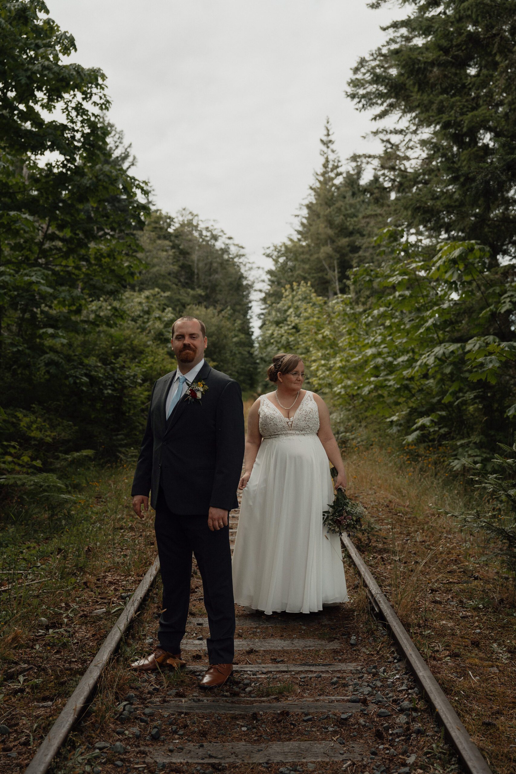 Wedding Portraits at Two Eagles Lodge in union bay by Latitude 49 Photography