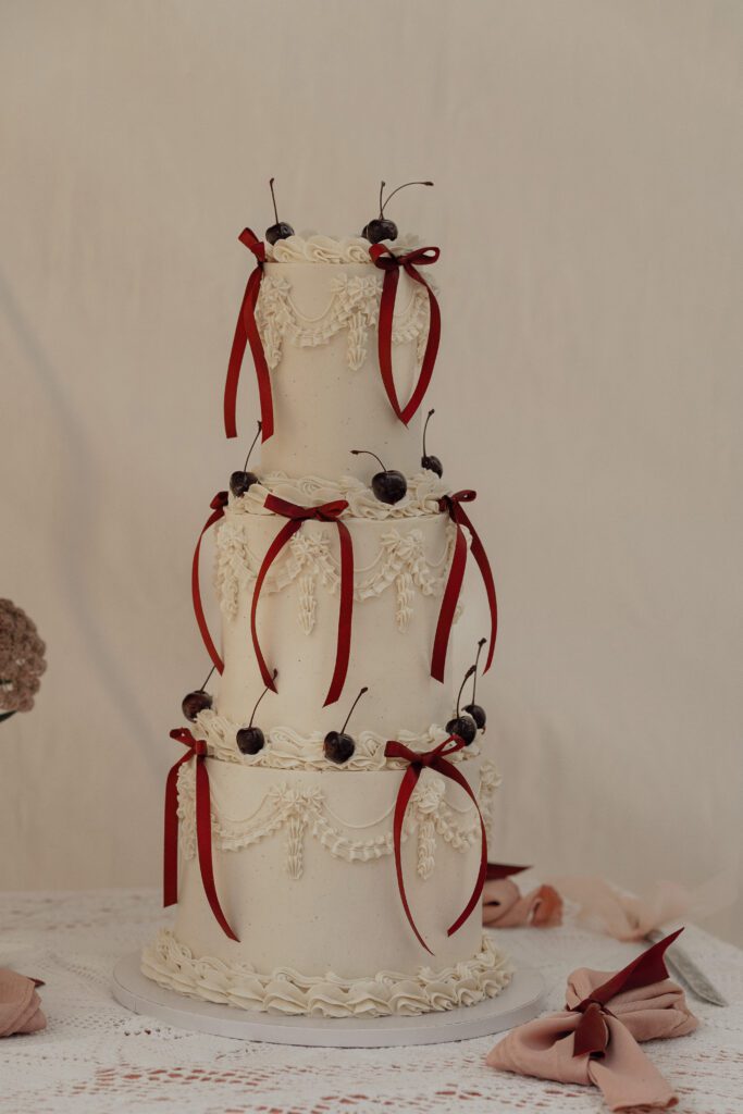 Cake by Darling Cake Co and cake cutting portraits Caleb Pike Heritage Park in Victoria by Latitude 49 Photography