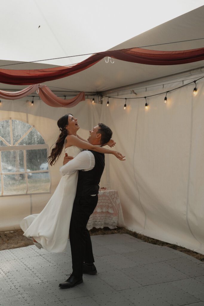 Cake by Darling Cake Co and cake cutting portraits Caleb Pike Heritage Park in Victoria by Latitude 49 Photography