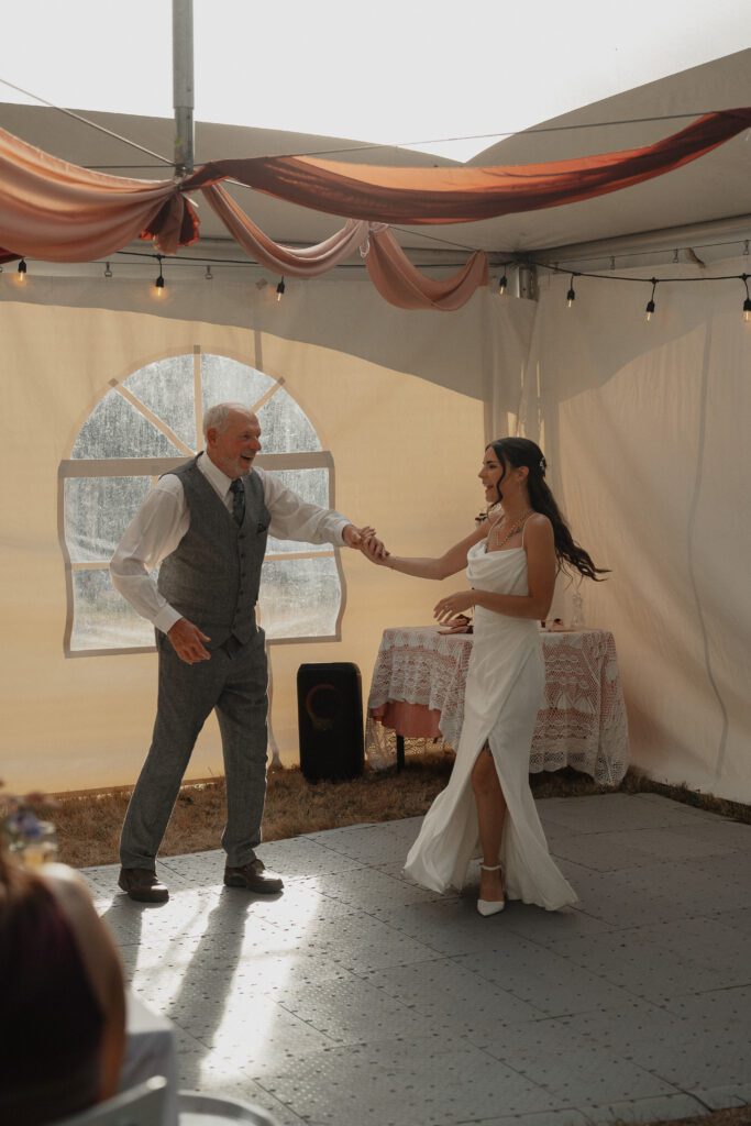 First dance portraits Caleb Pike Heritage Park in Victoria by Latitude 49 Photography